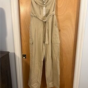 Stylish Tan Jumpsuit
